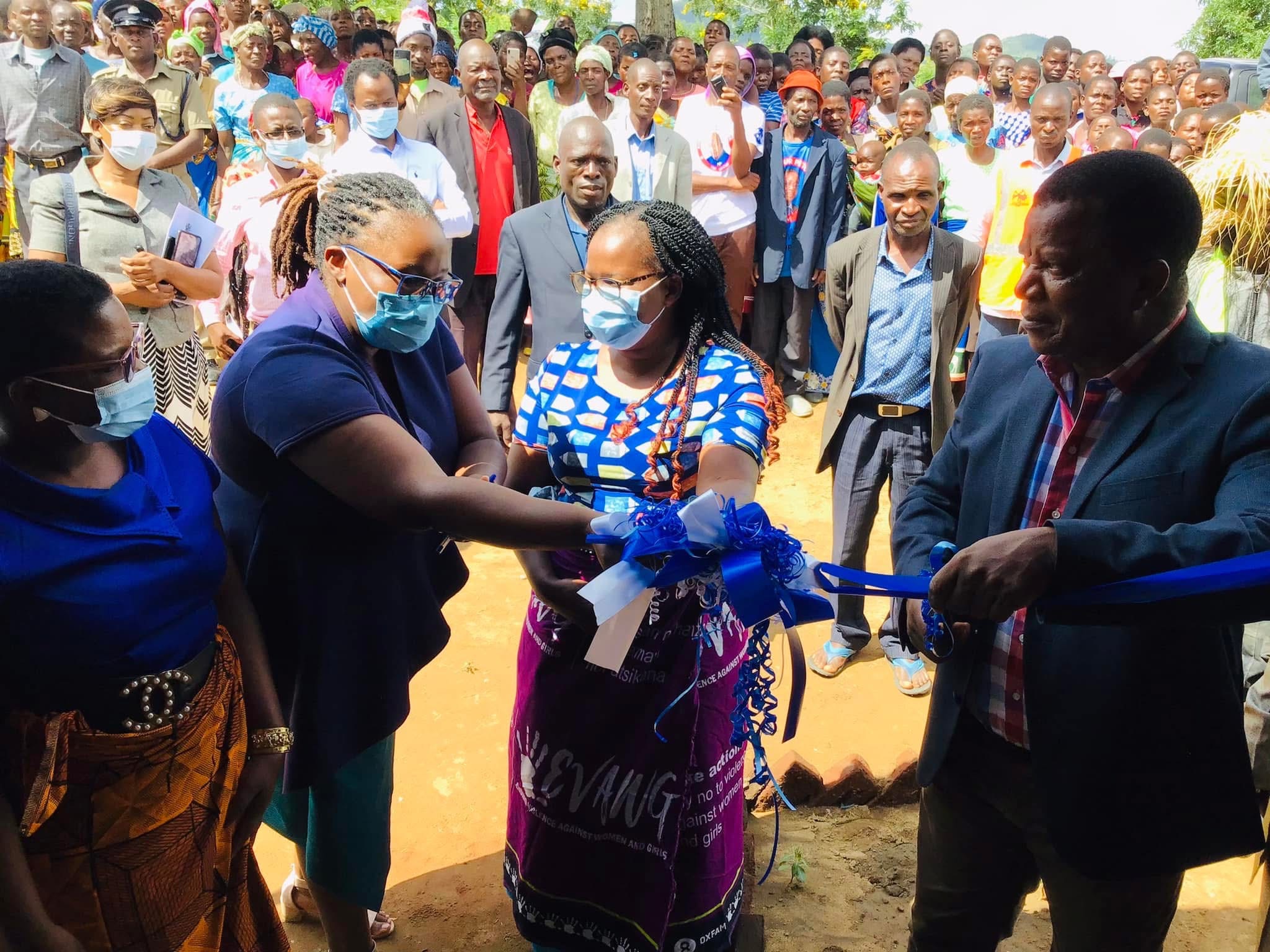 Opening of chimbwinda health post by Dr Ngwale