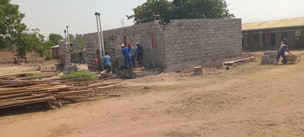 Construction of MACRA funded ICT Lab at Thawale CDSS